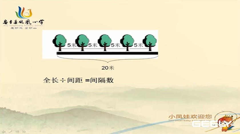 四年级数学-植树问题