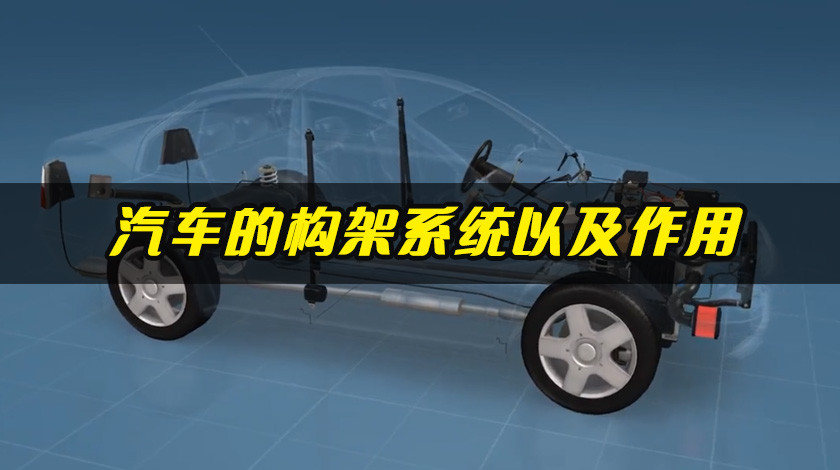 3分钟就可以看懂汽车的所有构架系统以及作用